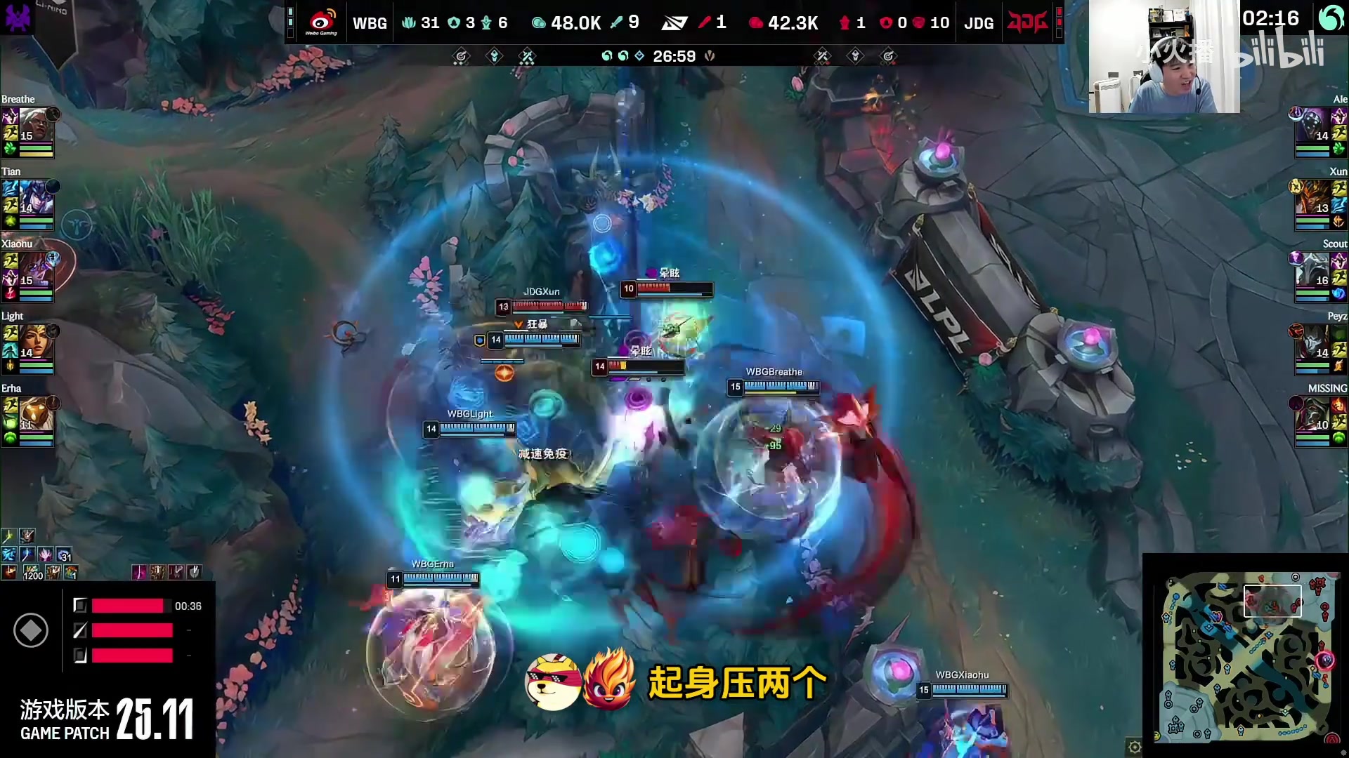 Letme:WBG不菜是沉睡雄狮!iG也不菜只是BLG回来之后谁都是菜X!